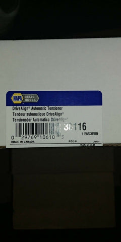 NAPA 38116 Belt Tensioner Assembly-Mega Mart Warehouse-Ultimate Unclaimed Freight Buyer and Seller Specialists