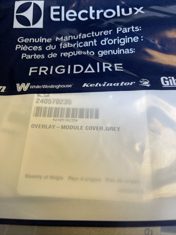 ( 2 PC LOT) GENUINE OEM 240570235 Electrolux Frigidaire Overlay-Module Cover-Mega Mart Warehouse