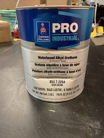 Sherwin Williams Pro Industrial UltraDeep Base  Low Sheen B53 T 2254, 116 FL OZ