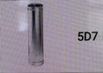 (CASE OF 4) NEW AMERIVENT 5D7 DIRECT VENT GAS PIPE 5D7 5" x 7" Galvanized
