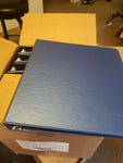 (CASE OF 12) 3 HOLE BINDERS, 2 POCKETS, PP-EAD-1P, HAWAIIAN BLUE-Mega Mart Warehouse-Ultimate Unclaimed Freight Buyer and Seller Specialists