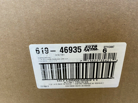 BRAND NEW Air Filter 619-46935 Auto  EXTRA    (6  COUNT )