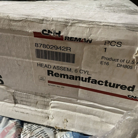 CNH 87802942 REMAN HEAD ASSEMBLY 6 CY