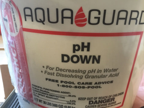 Wmu Aqua Guard 30 Lb Ph Down-Mega Mart Warehouse-Ultimate Unclaimed Freight Buyer and Seller Specialists