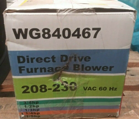 (1) Wagner by Diversitech Multi-HP Direct Drive Furnace Blower Motor WG840467-Mega Mart Warehouse-Ultimate Unclaimed Freight Buyer and Seller Specialists
