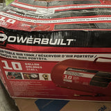 NEW Powerbuilt 10 Gallon Portable Shop Air Tank 640980