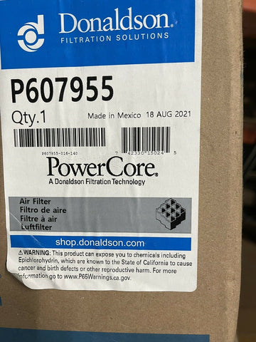 GENUINE DONALDSON P607955 Air Filter, Primary Round Powercore **SHIPS FREE**