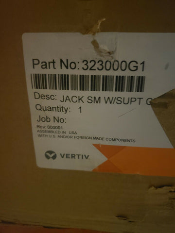 NEW Vertiv - 323000G1 - La Ec Fan Lowering Jack-Mega Mart Warehouse-Ultimate Unclaimed Freight Buyer and Seller Specialists