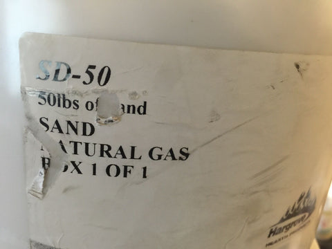 Hargrove NATURAL Gas Log Silica Sand, 50 lb. PAIL-Mega Mart Warehouse-Ultimate Unclaimed Freight Buyer and Seller Specialists
