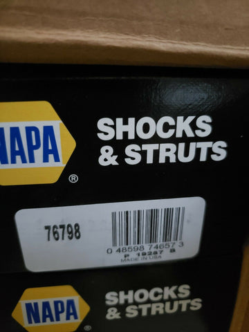 GENUINE NAPA 76798 GAS GRANDE FRONT GAS CHARGED SHOCKS-Mega Mart Warehouse-Ultimate Unclaimed Freight Buyer and Seller Specialists