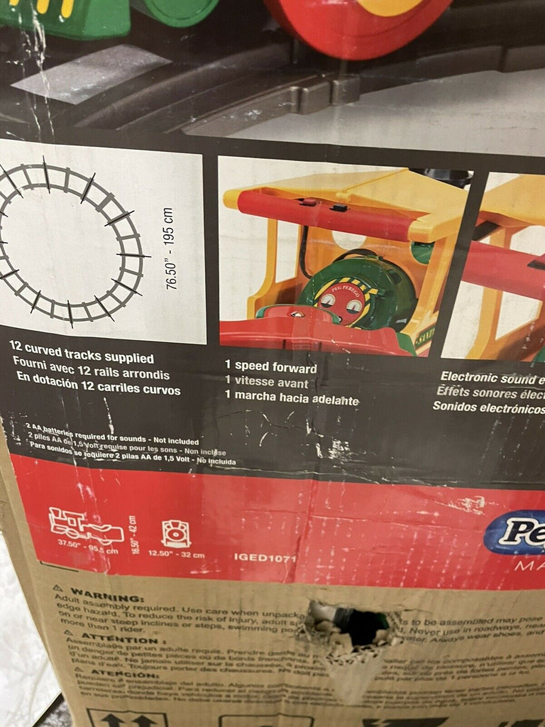 peg perego ride on train track NEW Peg Perego Santa Fe Ride On Train Engine no. 96 W/ Battery &