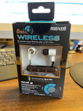 MAXELL BASS 13 BLUETOOTH WIRELESS RUBBERIZED EARBUDS WITH MIC (HEAVY BASS)-Mega Mart Warehouse