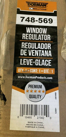 NEW DORMAN Power Window Motor and Regulator Assembly 748-569