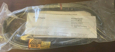 NEW Raychem Wintergard Pipe Heating Cable LC1C-RTU 120V, W115, ( 15 Feet )