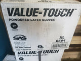 VALUE TOUCH POWDERED LATEX GLOVES (BOX OF 100) 6594-Mega Mart Warehouse-Ultimate Unclaimed Freight Buyer and Seller Specialists