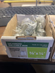 (CASE OF 10) 311 RC-3814, 3/8"X1/4" GALVANIZED MALLEABLE IRON REDUCER COUPLING