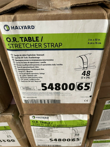 HALYARD 54800 O.R. TABLE / STRETCHER STRAP 3"X30", CASE OF 48 **FREE SHIPPING**