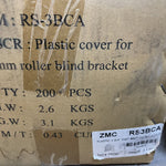 (200) NEW ZMC BRACKET ROLLER BLIND COVERS ZMC RS3BCA