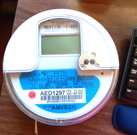 NEW ACLARA SILVER SPRNG NETWORK 1-210+C WATTHOUR ELECTRIC METER 240 V CL 200 FM2