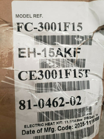 Carrier FC-3001F15 15Kw 230 Volt Electric Heat Strip Kit-Mega Mart Warehouse-Ultimate Unclaimed Freight Buyer and Seller Specialists