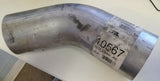 NEW DIESEL TECH 10567 45 Degree 5" OD-OD Aluminized Exhaust Elbow, 8" Legs