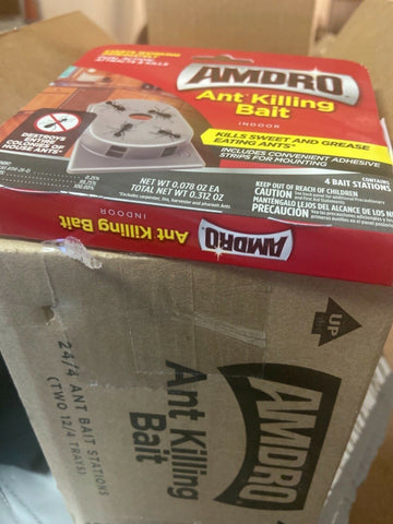 Amdro Ant Killer 4 pk - Case Pack of 24 = 96 STATIONS-Mega Mart Warehouse-Ultimate Unclaimed Freight Buyer and Seller Specialists
