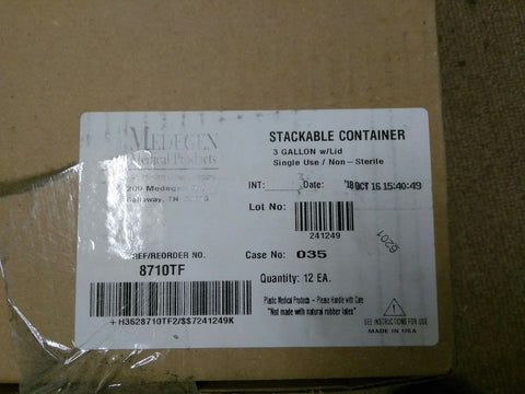 NEW Stackable Sharps Containers 8710TF-Mega Mart Warehouse-Ultimate Unclaimed Freight Buyer and Seller Specialists