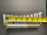 NEW Nucor M22 2.5x140 Grade 10.9 Metric Hex Head Bolts, Yellow Zinc (30 PC BOX)