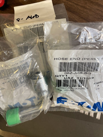 (3) BRAND NEW EATON 08Z-A68 HOSE FITTING