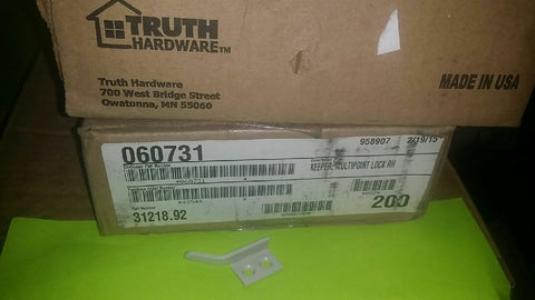 Truth Window Hardware Multi-Point Right Hand Lock Keeper (50 CT)-Mega Mart Warehouse-Ultimate Unclaimed Freight Buyer and Seller Specialists