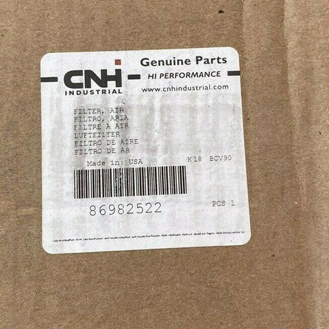 86982522 New GENUINE OEM CNH Air filter-Mega Mart Warehouse
