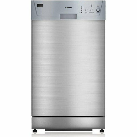 Furrion 18" Built-In Stainless Steel RV Dishwasher with Double Rack FDW18SAS-SS