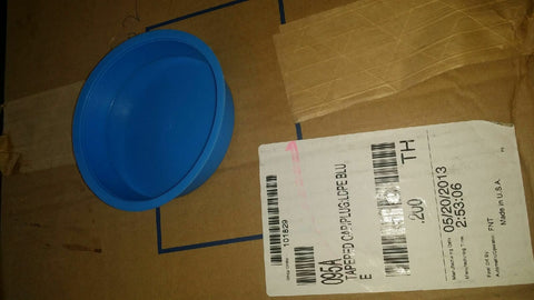 Blue LDPE Tapered Standard Cap & Plug can cap (095A) 200 CAPS - CASE-Mega Mart Warehouse-Ultimate Unclaimed Freight Buyer and Seller Specialists