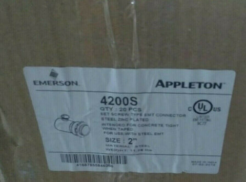 NEW EMERSON 4200S EMT CONNECTOR-Mega Mart Warehouse-Ultimate Unclaimed Freight Buyer and Seller Specialists