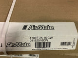 NEW AirMate 01152516CW 25"x16" Filter Grille, White