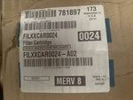 NEW Carrier Merv 8 FILXXCAR0024 Filter Cartridge 24"x25"x4" (2 PC BOX)