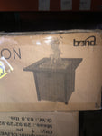 Bond Woodleaf Gas Fire Pit Brown 28 Inch Square NEW-Mega Mart Warehouse-Ultimate Unclaimed Freight Buyer and Seller Specialists