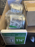 (CASE OF 5) STZ 311 CO-114, 1-1/4" GALVANIZED COUPLING **FREE SHIPPING**