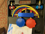 BRAND NEW Orion Motor Tech AC Gauges and Vacuum Pump, 5CFM Vacuum Pump
