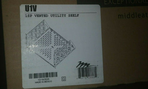 (1) MIDDLE ATLANTIC 1SP VENTED UTILITY SHELF U1V-Mega Mart Warehouse