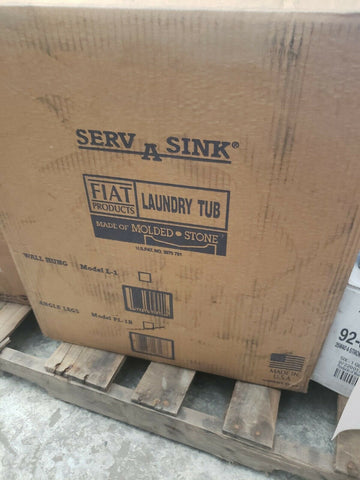 FIAT SERV A SINK FL-1B LAUNDRY TUB-Mega Mart Warehouse-Ultimate Unclaimed Freight Buyer and Seller Specialists