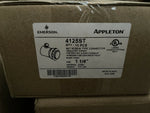 (CASE OF 40) EMERSON APPLETON 4125ST SET SCREW TPE CONNECTOR 1-1/4"-Mega Mart Warehouse
