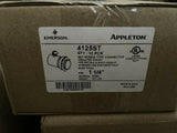 (CASE OF 40) EMERSON APPLETON 4125ST SET SCREW TPE CONNECTOR 1-1/4"-Mega Mart Warehouse