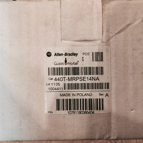 Allen-Bradley GUARD MASTER 440T-MRPSE14NA-Mega Mart Warehouse-Ultimate Unclaimed Freight Buyer and Seller Specialists