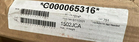 NEW HUB-A-HEIGHT 1502JCA