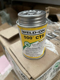 (24/CASE) WELD-ON 500 CTS YELLOW * AMARILLO MEDIUM BODIED ONE STEP CEMENT