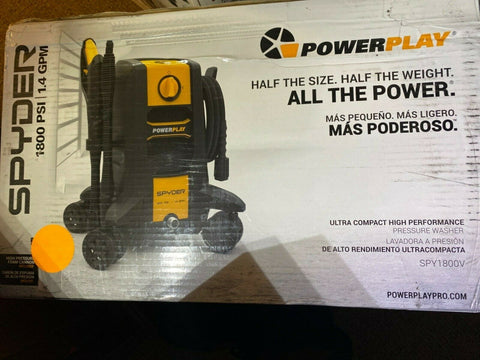 NEW Powerplay 1800Psi ELECTRIC POWER Washer SPY1800V-Mega Mart Warehouse-Ultimate Unclaimed Freight Buyer and Seller Specialists