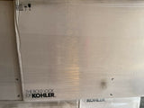 KOHLER Highcliff UltraFloor-Mounted Top Spud Flushometer Bowl Only BLK 96057-7-Mega Mart Warehouse