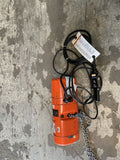 NEW CM 1-TON SINGLE PHASE LODESTAR ELECTRIC CHAIN HOIST