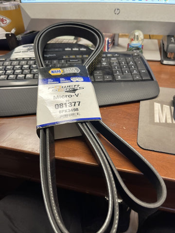 NAPA Gates Micro-V K081377 Serpentine Belt for PK081377 K081377HD JK8-1381 F8TZ